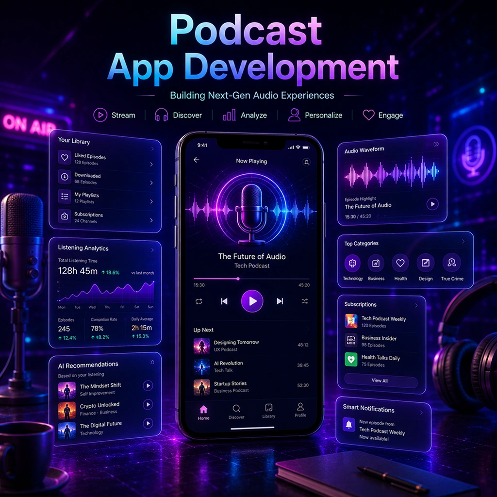 Podcast app development services